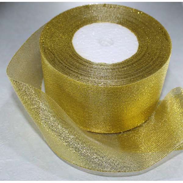 Лента золото 50мм