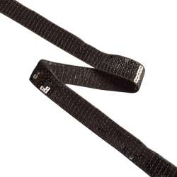 Тесьма с пайетками 20мм коричневая темная