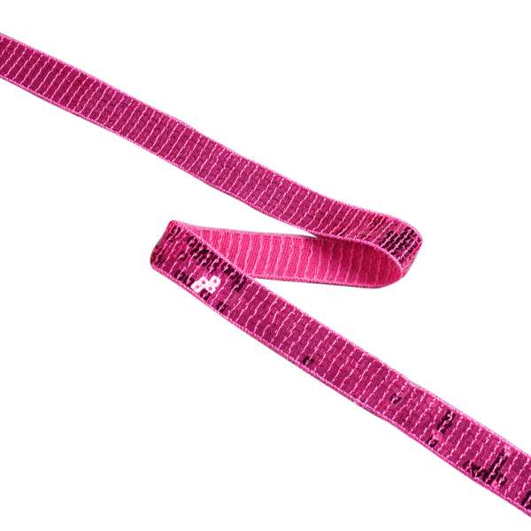 Тесьма с пайетками 20мм малиновая