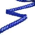 Тесьма с пайетками волна 23мм ультрамарин
