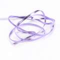 Тесьма кожаная лакированная 5мм сиреневая