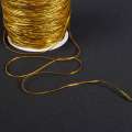 Тесьма отделочная метанить 2 мм золото