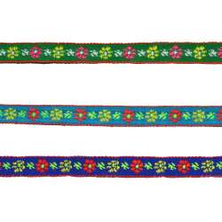 Тесьма с вышивкой и люрексом в ассортименте