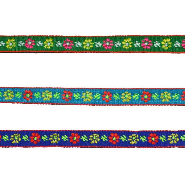 Тесьма с вышивкой и люрексом в ассортименте