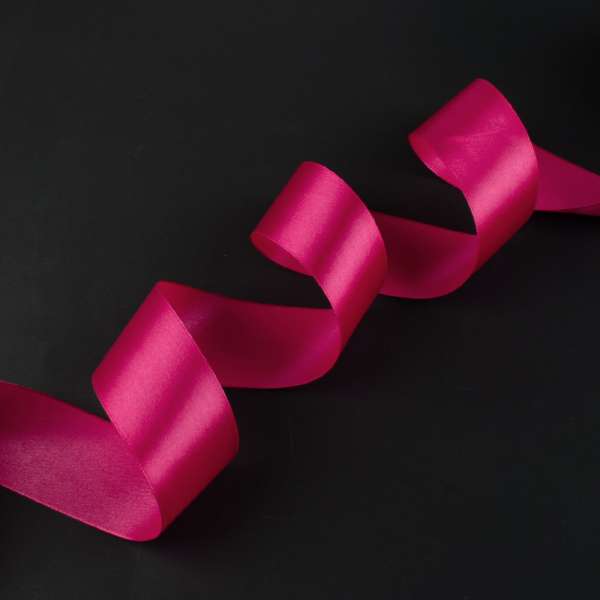 Лента атласная 50мм малиновая