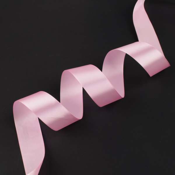 Лента атласная 40мм розовая