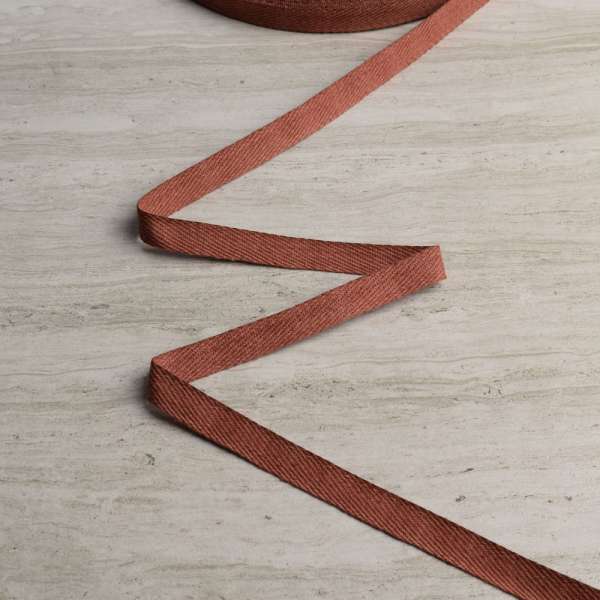 Лента киперная 15мм коричневая 14В22Г27