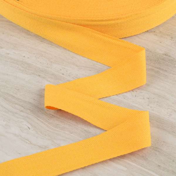 Лента киперная 40мм желтая 15В43Г27