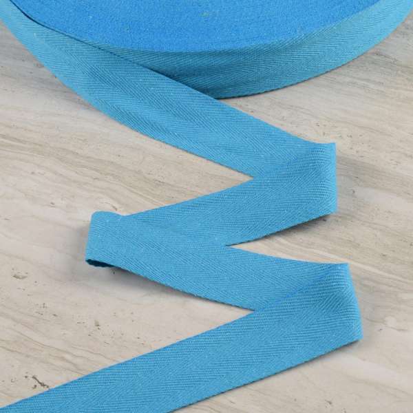 Лента киперная 40мм голубая 15В43Г27