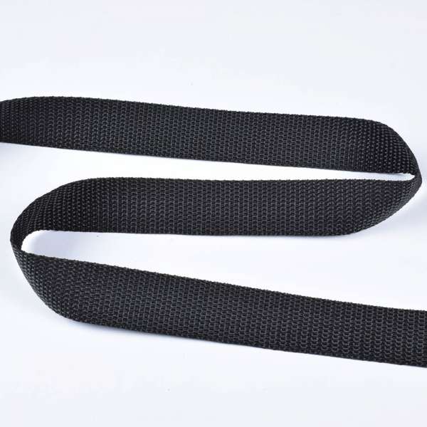 Лента ременная 25мм черная 02В7Г27