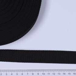 Лента ременная 25мм черная