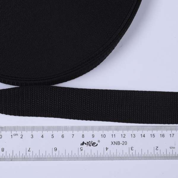 Лента ременная 30мм черная