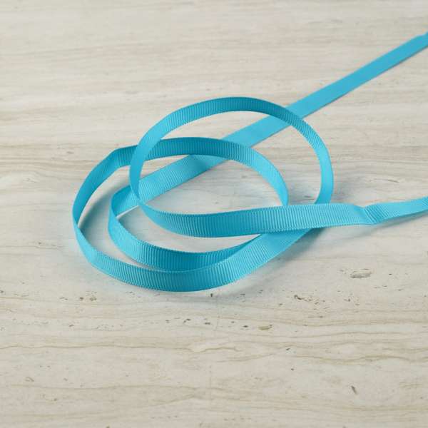 Лента репсовая 10мм бирюзовая