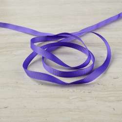 Лента репсовая 10мм фиолетовая светлая