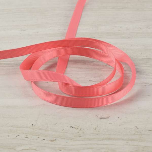 Лента репсовая 10мм чайная роза