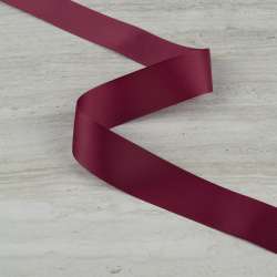 Лента репсовая 40мм бордовая