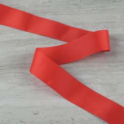 Лента репсовая 40мм красная