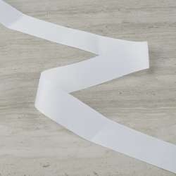 Лента репсовая 40мм белая