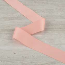 Лента репсовая 40мм персиковая