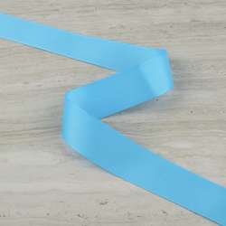 Лента репсовая 40мм голубая