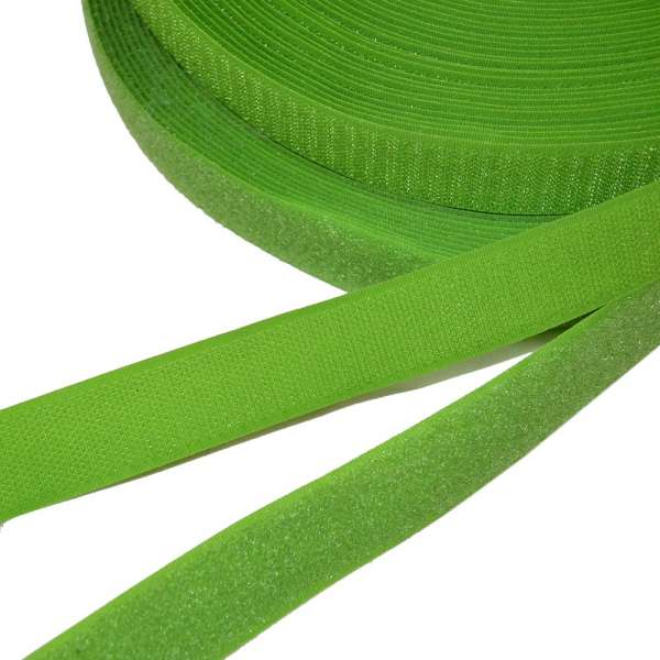 Лента липучка 25мм зеленая травяная №28