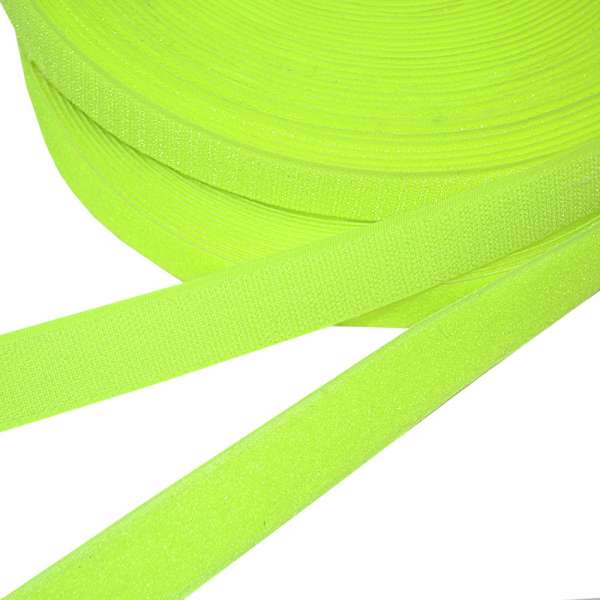 Лента липучка 25мм салатовая светлая №36