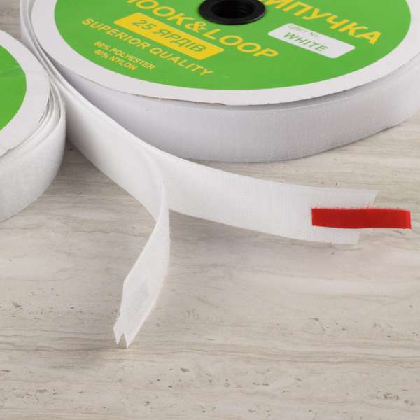 Липучка 30мм белая