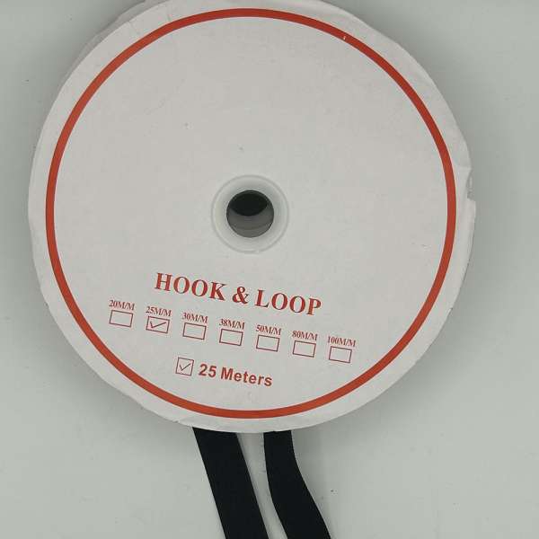 Липучка 25мм черная