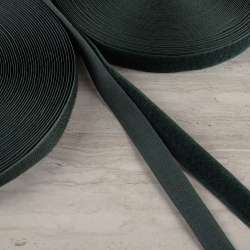 Лента липучка 20мм зеленая темная