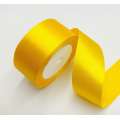 Лента атласная 40мм желтая
