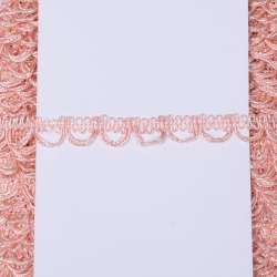 Тесьма петельки 15мм персиковая