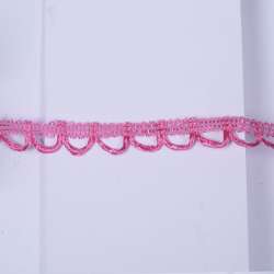 Тесьма петельки 15мм малиновая
