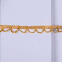 Тесьма петельки 15мм горчичная