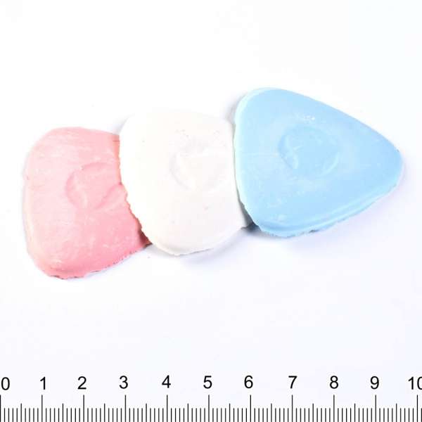 Мелок портновский треугольный 5см белый, розовый, голубой