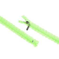 Молния ажурная спиральная М-20 Тип-7 неразъемная салатовая