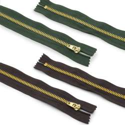 Молния металл М-18 Тип-3 неразъемная х/б в ассортименте