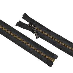 Молния металл М-70 Тип-5 разъемная х/б черная