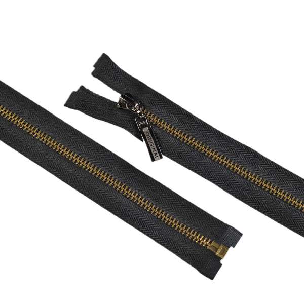 Молния металл М-70 Тип-5 разъемная х/б черная