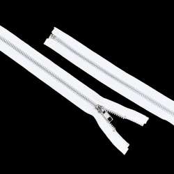 Молния металл М-70 Тип-7 разъемная х/б серебро белая