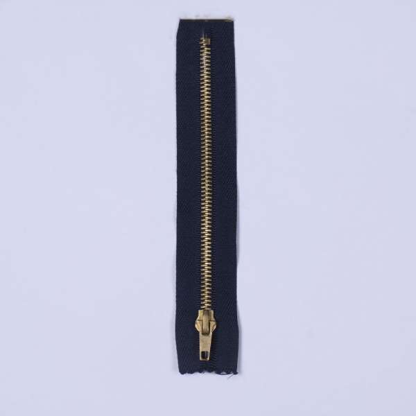 Молния металл М-16 Тип-5 джинсовая неразъемная синяя темная