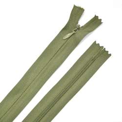 Молния потайная М-15 Тип-3 неразъемная х/б болотно-зеленая