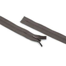 Молния потайная М-17 Тип-3 неразъемная х/б коричневая