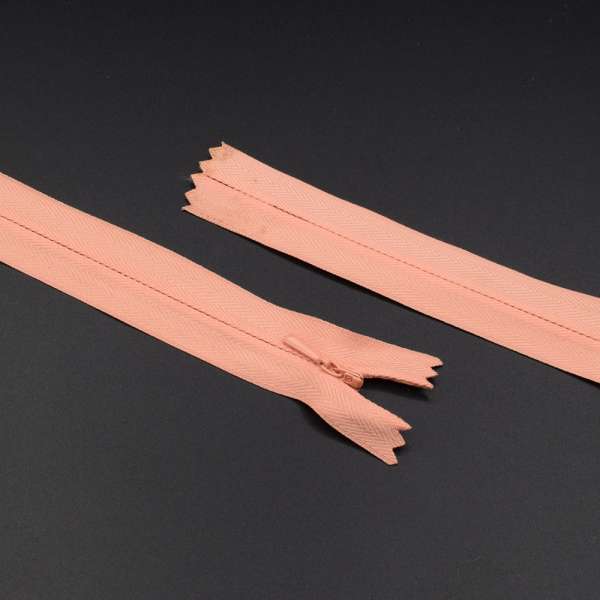 Молния потайная М-20 Тип-3 неразъемная х/б персиковая