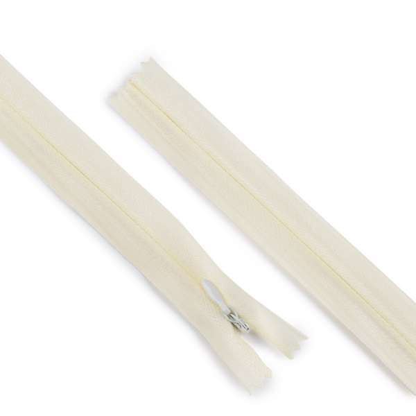 Молния потайная М-20 Тип-3 неразъемная х/б молочная