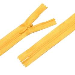 Молния потайная М-20 Тип-3 неразъемная нейлон желто-оранжевая