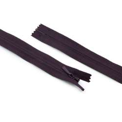 Молния потайная М-20 Тип-3 неразъемная х/б бордовая