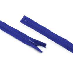 Молния потайная М-20 Тип-3 неразъемная х/б синий электрик