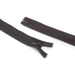 Молния потайная М-22 Тип-3 неразъемная х/б коричневая темная