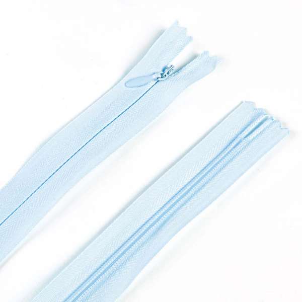 Молния потайная М-25 Тип-3 неразъемная х/б голубая небесная