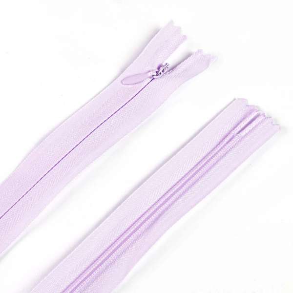 Молния потайная М-24 Тип-3 неразъемная х/б серо-сиреневая